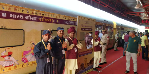 First India-Nepal Bharat Gaurav tourist train flagged off from Delhi