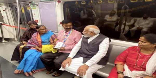 PM Modi inaugurates two new Mumbai Metro Rail lines, launches development projects worth Rs 38,800 crore