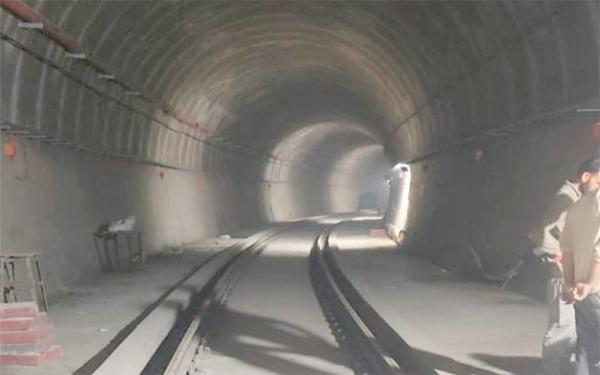 Electric train trial from Banihal to Khari stations