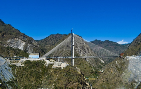 cable stayed rail bridge